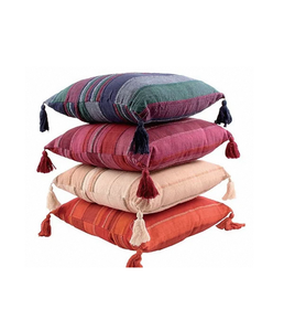 Coussin en coton doux, coussin rond décoratif, coussin respirant et confortable pour canapé, lit, espace de siège, textile - Product Image 6