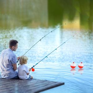 Juego de flotador de pescado, hebilla de botón, flotador ABS rígido de <span class=keywords><strong>pesca</strong></span>, <span class=keywords><strong>boya</strong></span> redonda roja/blanca, accesorios para aparejos de <span class=keywords><strong>pesca</strong></span> - Product Image 6