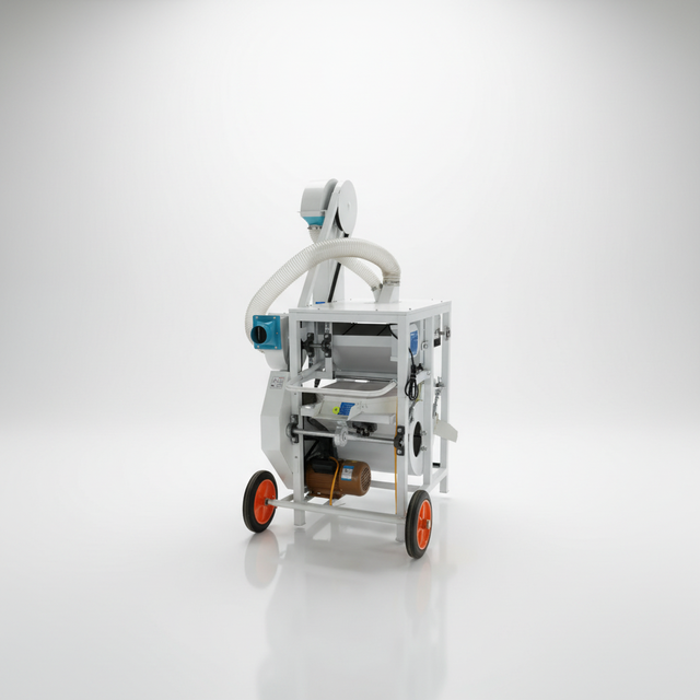 Reliable 2.2KW Multi-Stage Seed Cleaning Machine 1000kg/h Output for Agricultural/Livestock Farm Seed Impurity Removal