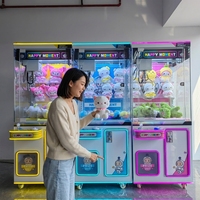 Machine à griffes Happy Moment personnalisée, jeu d'arcade à monnayeur pour lieux de divertissement