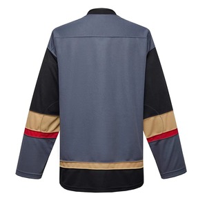 เสื้อฮอกกี้น้ำแข็ง ออกแบบโลโก้ตามสั่ง ซับลิเมชั่น 260 กรัม ดีไซน์ล่าสุด แห้งเร็ว 100% โพลีเอสเตอร์ แขนสั้น เสื้อฮอกกี้น้ำแข็ง - Product Image 3