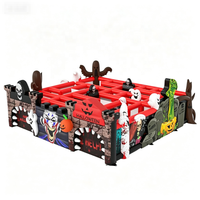 Labyrinthe gonflable Joyful Oxford pour Halloween, maison hantée gonflable, labyrinthe effrayant pour location commerciale en extérieur et divertissement