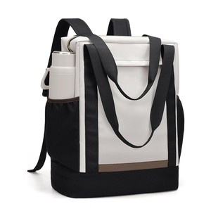 Bolso Tote Casual Ligero e Impermeable Personalizado Fuliya, Mochila <span class=keywords><strong>para</strong></span> Portátil <span class=keywords><strong>de</strong></span> Gran Capacidad con Bloques <span class=keywords><strong>de</strong></span> Color <span class=keywords><strong>para</strong></span> Hombres y Mujeres, Trabajo y Viajes - Product Image 2