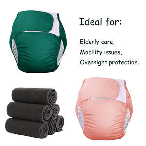 Culotte absorbante réutilisable en tissu doux de haute qualité pour adultes, respirante et <span class=keywords><strong>lavable</strong></span>, pour femmes âgées - Product Image 5