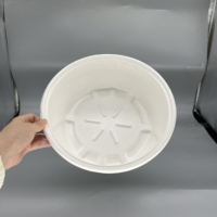 Contenant Rond en Pulpe de Bagasse de Canne à Sucre de 3500 ml avec Revêtement Scellable pour la Restauration en Gros