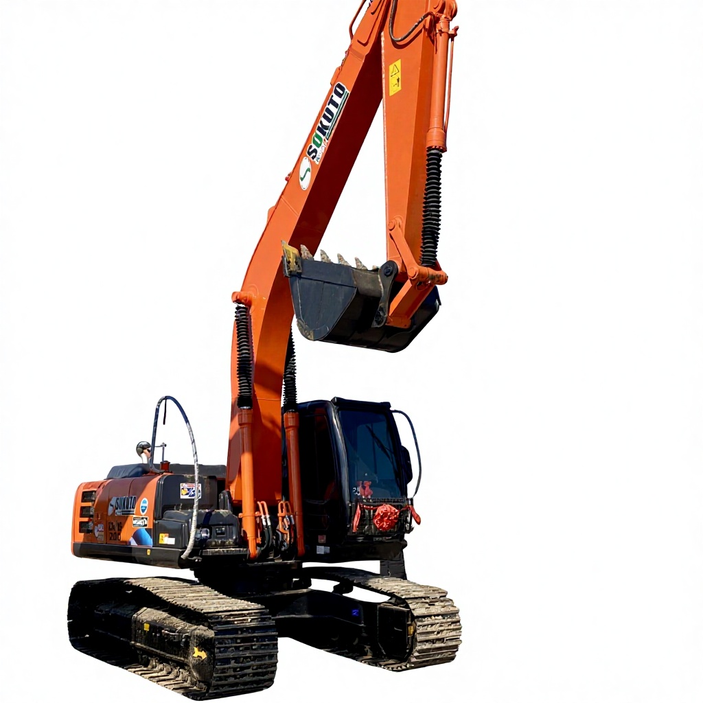 Used Hitachi Zx200 Big 20ton Japan Hydraulic Crawler Excavator