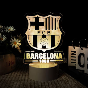 Lampu LED akrilik <span class=keywords><strong>3D</strong></span> dekorasi anak, lampu malam meja permainan sepak bola kamar tidur lampu rumah pintar dekorasi anak-anak - Product Image 4