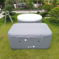 Piscina Inflable Rectangular Reforzada de Alta Resistencia, a Prueba de Fugas, para Uso Familiar y Comercial