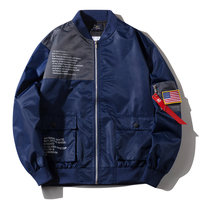 Fabricant d'écussons personnalisés pour hommes, coupe ajustée, blousons d'aviateur hip hop de style baseball grande taille, coupe-vent, manteau d'hiver MA1, vêtements