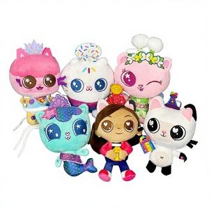 Peluche <span class=keywords><strong>Chat</strong></span> Sirène <span class=keywords><strong>Gabby</strong></span>'s Dollhouse - Nouveauté transfrontalière 5-7 ans 0-10cm - Product Image 1