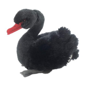 Yingii <span class=keywords><strong>Cigno</strong></span> <span class=keywords><strong>Nero</strong></span> Gonfiabile da 10 Pollici con Bocca Rossa Simulata e Zampe Grigie in Pelliccia Sintetica, Giocattolo per Animali da Fattoria, Decorazione per Casa e Stanza, Certificato CE CPC - Product Image 2