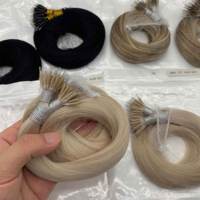 Extensiones de Cabello Fasimei de la Mejor Calidad, Doble Trama, Cutícula Alineada, Punta de Anillo Nano, Cabello Virgen Remy, Precio al por Mayor, Empaque de PVC