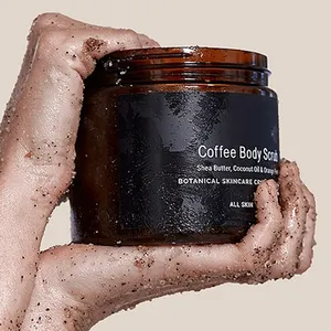 Organic Coffee Exfoliating Body Scrub Private Label Skin Care Body Salt Scrub