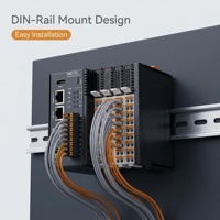 Gateway Industrial Programable con Módulo GPIO, 8DI/8DO/4-20mA, 4AI/2AO/RS232/RS485/CAN/WIFI/4G LTE, Gateway Linux con GPIO