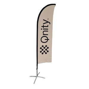 Bandera de Pluma de Poliéster Ecológica con Impresión de Logotipo Personalizado, Bandera Publicitaria Promocional para Agencias de Viajes y Automoción - Product Image 4