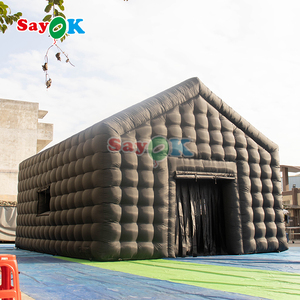 Giao Hàng Nhanh Đen Lớn Pop up Xách Tay LED Chiếu Sáng Câu Lạc Bộ Đêm Đảng Tổ Chức Sự Kiện Disco Không Khí Lều Câu Lạc Bộ Đêm Inflatable Lều - Product Image 5