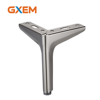 Pieds de meubles réglables en métal robustes GM-068 pour canapés, tables basses, meubles TV et armoires de salle de bain