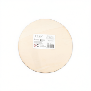 Planche ronde en bois de 30 cm de diamètre, épaisseur 2,5 mm, pour travaux manuels - Product Image 1