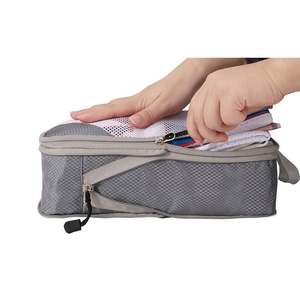 Luxury Expandable Travel Luggage Organizers 6-Pieces Clothing <b>Compression</b> Packing Cubes Pouch <b>Bags</b> - Product Image 4