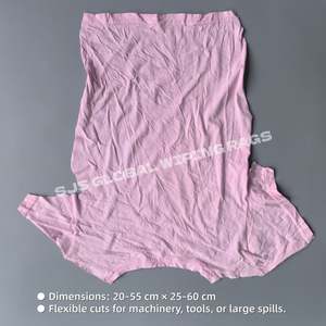 ผ้าเช็ดทำความสะอาดเครื่องจักร คุณภาพพรีเมียม ผลิตจากผ้าฝ้ายแท้ 100% ราคาประหยัด สีอ่อน ผสมผสานหลายสี ซึมซับน้ำมันได้ดี - Product Image 3