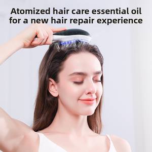 Masseur de tête méridien à lumière rouge ionique Guide liquide de peigne anti-perte de cheveux électrique pour le soin des cheveux Produit multi-<span class=keywords><strong>styler</strong></span> - Product Image 3
