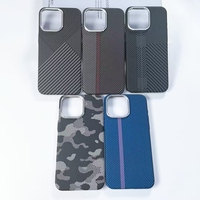 Protection d'objectif couverture de téléphone mince pour iPhone 14 13 Pro Max étui de téléphone portable en fibre de carbone pour iPhone 15 16 Pro Max