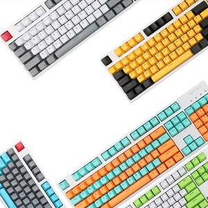 Keycaps PBT Custom Tinggi OEM 104 untuk Keyboard Mekanik Komputer - Product Image 2