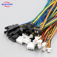 SCONDAR - Arnés de Cables con Conector JST XH PH SM ZH Personalizado, Paso de 2.0 mm y 2.54 mm, Ensamblaje de Cables de Señal y Alimentación para Placa PCB, OEM ODM