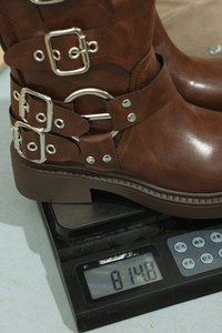 <span class=keywords><strong>Stivali</strong></span> <span class=keywords><strong>Marroni</strong></span> da <span class=keywords><strong>Donna</strong></span> di Grande Successo Nuovo Stile Novità 2025 Autunno Inverno <span class=keywords><strong>Stivali</strong></span> Lunghi Western da Cowboy Antiscivolo con Rialzo - Product Image 6