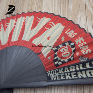 Vuelos dar de bambú ventilador plegable - Product Image 2