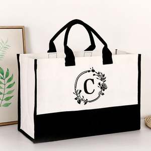 Bolsa de Lona con Diseño Personalizado, Bolsa de Regalo Monogramada, Regalo de Boda para Mujer - Product Image 4