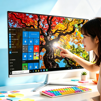 Ordinateur de bureau tout-en-un de jeu Barebone le plus populaire pour les professionnels, avec processeur Core i3/i5, 16 Go de DDR4, M.2 et écran tactile