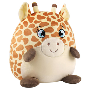 Oreiller en <span class=keywords><strong>peluche</strong></span> girafe doux et mignon U854 <span class=keywords><strong>Peluche</strong></span> pelucheuse animaux pelucheux en <span class=keywords><strong>peluche</strong></span> gros yeux girafe jouet anniversaires noël pour enfants - Product Image 1