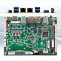 Hochwertige ITX Intel 1 * VGA 2 * RJ45 8 * USB 5 * RS-232 + 1 * RS-485/232 Anschlüsse DC 12V Fanless Industrial Motherboard mit i7