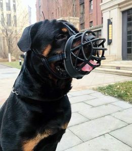 Bozal de silicona para entrenamiento personalizado de alta resistencia, cesta grande transpirable, bozal Para Boca de Mascota, bozal para perros - Product Image 3