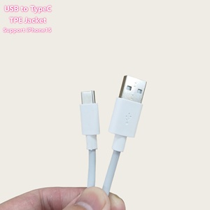 Câble Type C certifié CE, charge rapide 5A, TPE, 1m, 1,5m, 2m, Canada, pour téléphones portables, tablettes, écouteurs - Product Image 1