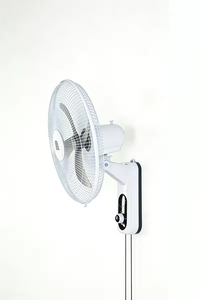 Ventilateur solaire mural blanc de 18 pouces pour la maison, avec contrôle de la vitesse du vent, chargeur de panneau solaire, interrupteur rotatif - Product Image 4