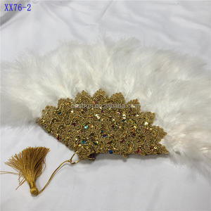 XX76 boda, pluma ventilador novia elegante <span class=keywords><strong>de</strong></span> los Fans <span class=keywords><strong>de</strong></span> <span class=keywords><strong>encaje</strong></span> rosa no plegable tiro foto accesorios <span class=keywords><strong>para</strong></span> decoración <span class=keywords><strong>de</strong></span> la boda - Product Image 5