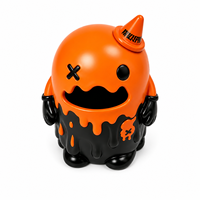 Figurine mystère Orange Trash Character en ABS PVC, jouet d'art personnalisé, 7 cm, non articulée, prévente, décoration de bureau