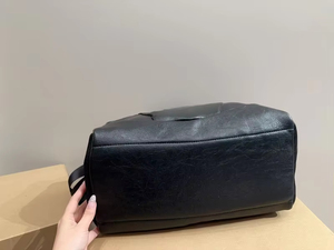 Haute qualité en cuir véritable sac à bagages qualité originale Vintage dame voyage Gym étui de sport week-end nuit étui à la mode - Product Image 5