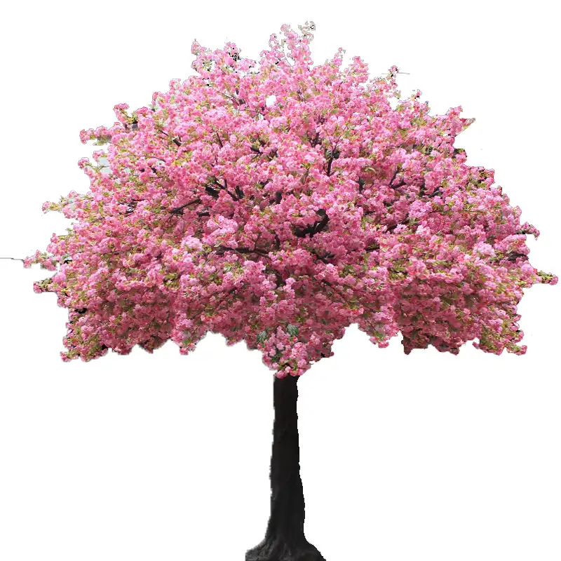 KD6110 विशाल कृत्रिम treeartificial गुलाबी चेरी खिलना पेड़ कृत्रिम बोन्साई पेड़