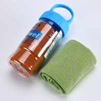 Serviette rafraîchissante instantanée pour le cyclisme en plein air, serviette de sport personnalisée pour la gym et le fitness