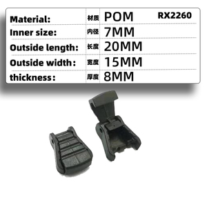Đặc biệt thể thao Phụ kiện khóa dây kéo kéo dây kẹp <span class=keywords><strong>Tether</strong></span> dây nhựa End Clip người lưu giữ cho các bộ phận Túi & phụ kiện - Product Image 2