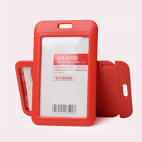 Haute qualité mode Silicone porte-carte d'identité nom Badge étui étiquette pour cartes de visite élégant porte-carte en caoutchouc