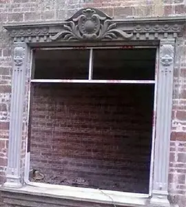 Moldura de marco de ventana de hormigón, accesorio ornamental Exterior de ABS