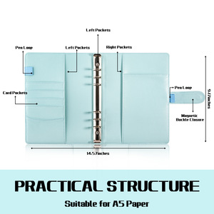 Tùy chỉnh A5 trường nguồn cung cấp xoắn ốc hardcoverjournal Nhật Ký tập thể dục cuốn sách xoắn ốc máy tính xách tay cho sinh viên - Product Image 3