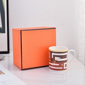 Taza de Té de Lujo Nórdica, Taza Grande para Café, Taza para Té de la Tarde con Asa para Restaurante y Hotel, Venta Caliente - Product Image 4