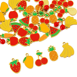 จี้รูปผลไม้หยดน้ำ ซีรีส์ Dripping Fruit ทำจากสแตนเลส อุปกรณ์ตกแต่งเครื่องประดับ DIY ฤดูร้อน 2025 ผลิตที่เมืองอี้หวู่ - Product Image 5