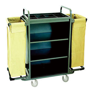 CHAOBAO D-205N Chariot de préposé aux chambres de haute qualité Chariot de ménage noir de qualité supérieure pour hôtels <span class=keywords><strong>Design</strong></span> moderne Matière plastique - Product Image 3