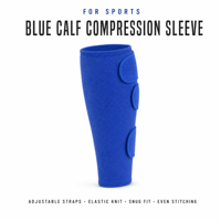 Manchon de compression pour mollet, flexible, respirant, léger, avec sangles réglables, tricot élastique, ajustement parfait, soutien enveloppant pour le sport et la course à pied